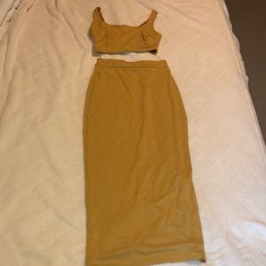 Windsor Mustard two piece set